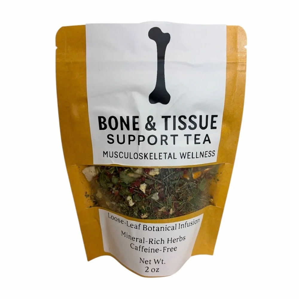Bone & Tissue Support Tea | Loose-Leaf Herbal Infusion | Caffeine-Free | 2 oz